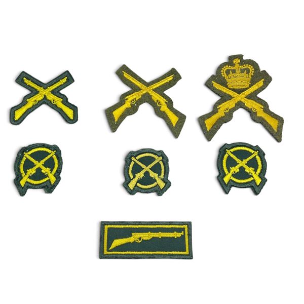 Assorted Royal Canadian Army Cadets Marksmanship Badge X 7