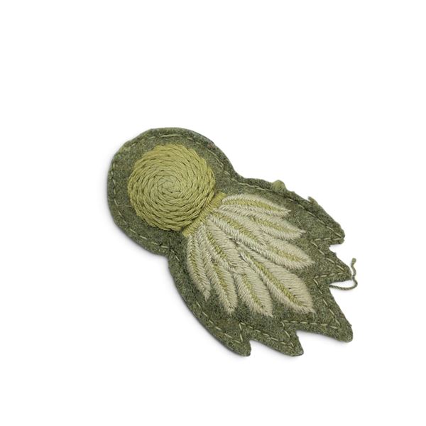 Royal Canadian Engineers Corps Badge Pre 1968 Worn Over Chevrons on Sleeve