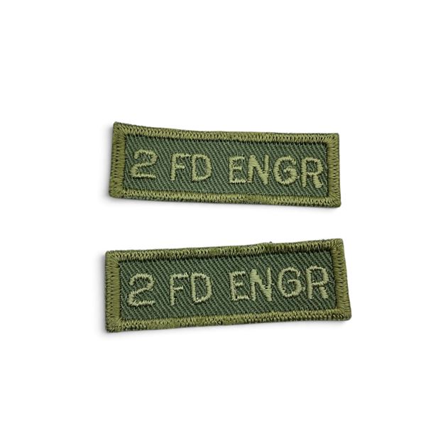 2nd Field Engineer Regiment Combat Short Titles X 2