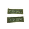 Image 1 : 2nd Field Engineer Regiment Combat Short Titles X 2