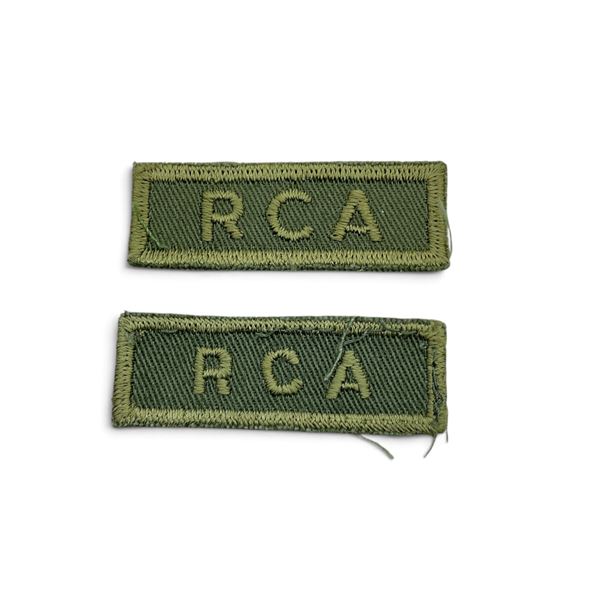 3rd Canadian Artillery Combat Short Titles X 2