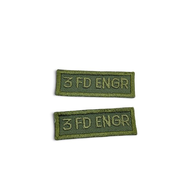 3rd Field Engineer Regiment Combat Short Titles X 2