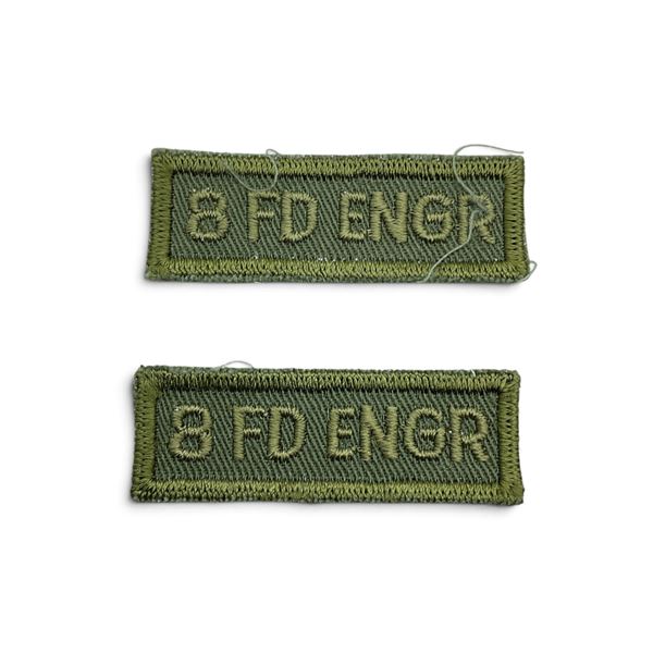 8th Field Engineer Regiment Combat Short Titles X 2