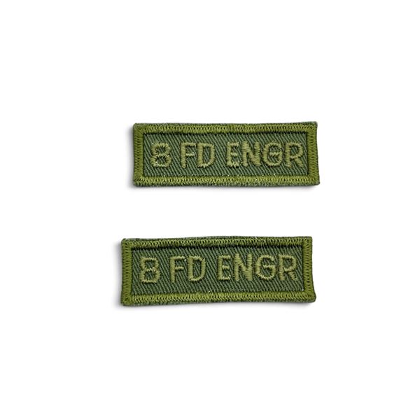 8th Field Engineer Regiment Combat Short Titles X 2