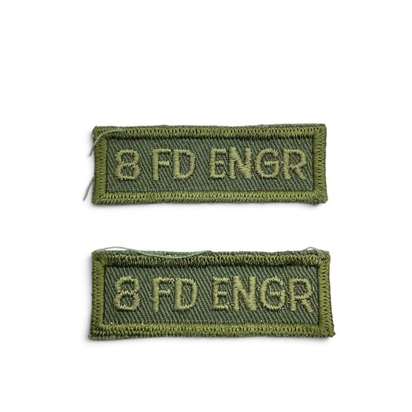 8th Field Engineer Regiment Combat Short Titles X 2