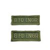 Image 1 : 8th Field Engineer Regiment Combat Short Titles X 2