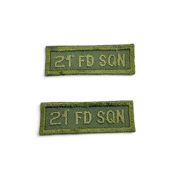 21 Field Engineer Squadron Combat Short Titles X 2