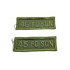 Image 1 : 45 Field Squadron Combat Short Titles X 2