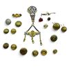 Image 1 : Assorted Jewelry, Buttons, and Insignia