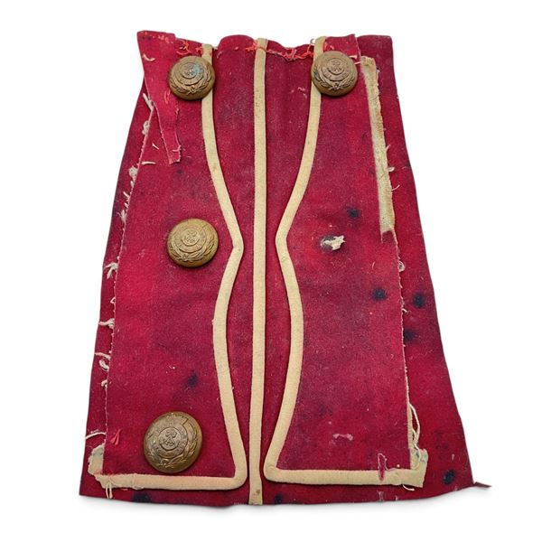 Scarlet Tunic Flag With The Prince Alberts Buttons
