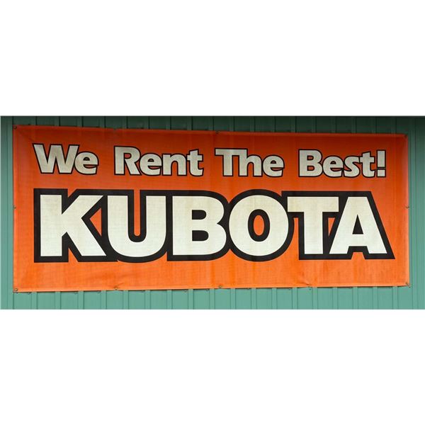 Kubota Wall Banner 119" X 47.5"