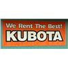 Image 1 : Kubota Wall Banner 119" X 47.5"