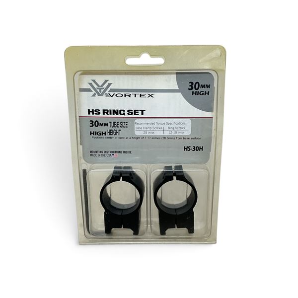 Vortex 30 mm, High HS Ring Set