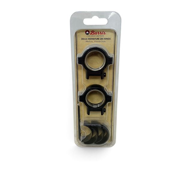 Burris Signature Zee Rings, 30 mm Med Weaver Style, New