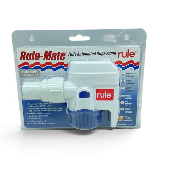Rule-Mate Fully Automated Bilge Pump, New