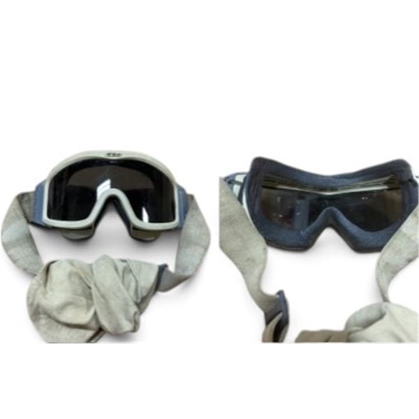 1x Genuine surplus ESS Profile NVG Desert Tan ballistic goggles in used, good condition