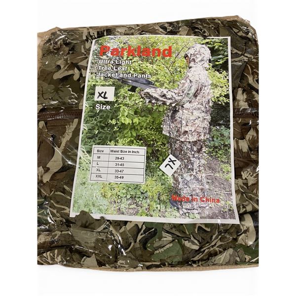 2X Parklands Leaf Cut Out Camo Size Medium