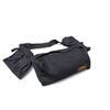 Image 1 : 2x 7 POCKET FANNY BAG BLACK