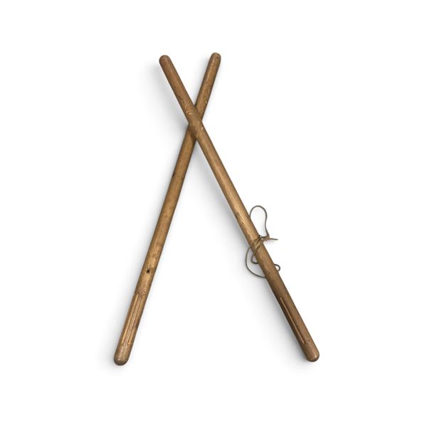2x Training Wood Baton Used Condtion