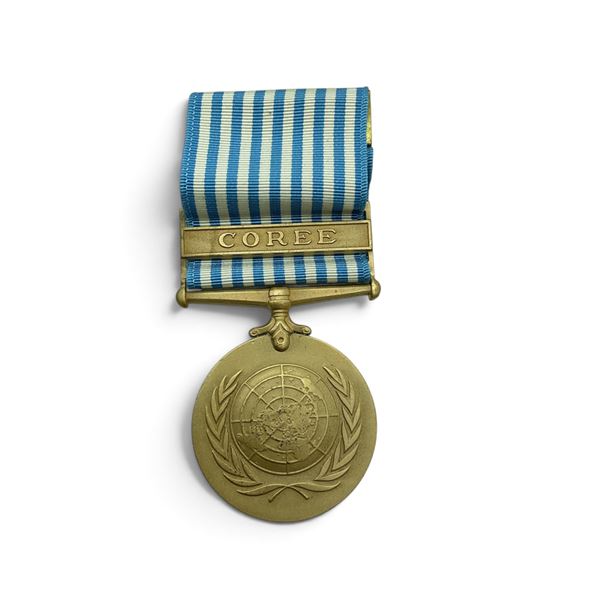 French Language Korean War UN Medal
