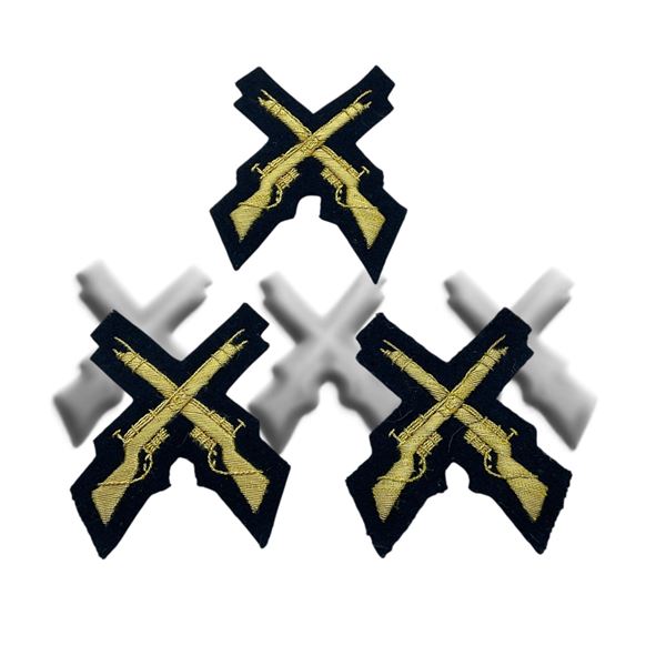 RMC Blue Marksmanship Badges X 3