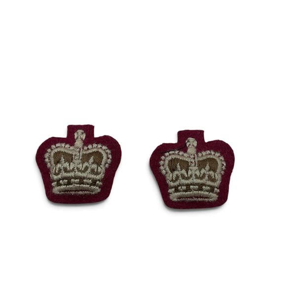 Royal Canadian Army Medical Corps Senior Officers Crowns X2