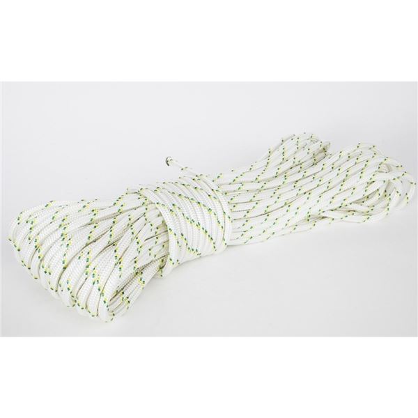 Low Stretch Double Braided Rope, 10 mm X 50 m, New