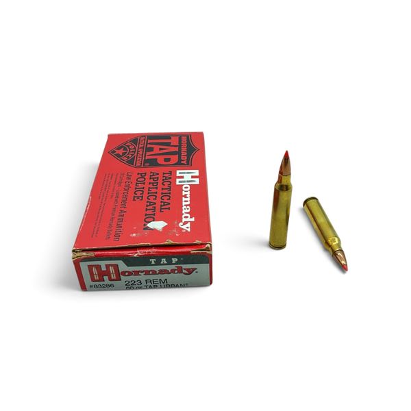 Hornady TAP 223 Rem 60 Grain Tap Urban Ammunition, 20 Rounds