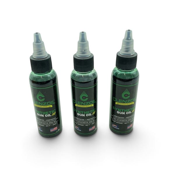 Clenzoil Synthetic 2 oz Gun Oil X3, New