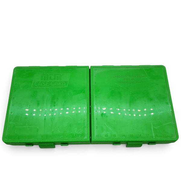 MTM Case-Gard 200 Round Pistol Flip Top Green Case, New