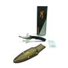 Image 1 : Browning 0424B Primal Gut Tool, 3" Guthook Blade with Belt Sheath