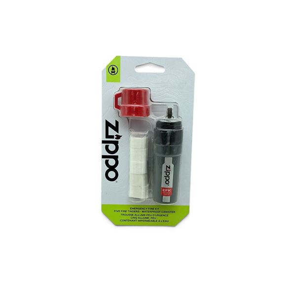 Zippo Emergency Fire Kit With Waterproof Canister, New