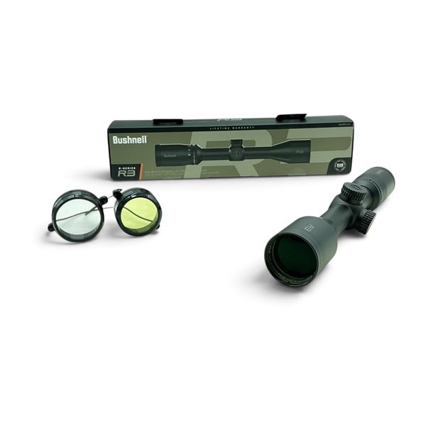 Bushnell R3 Series, 3-9x40 Extended Eye Relief, DOA-QBR BDC Reticle, 1" Tube
