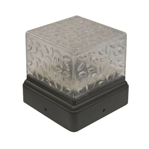 Taylor Brite Clearvue LED Solar Square Post Light, New