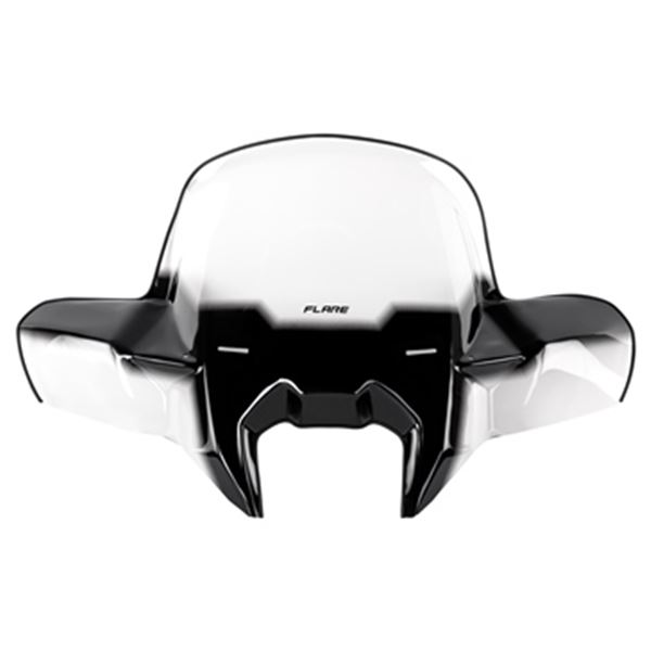 Kimpex Windshield 21" Fixed for Polaris, Clear/ Black, New