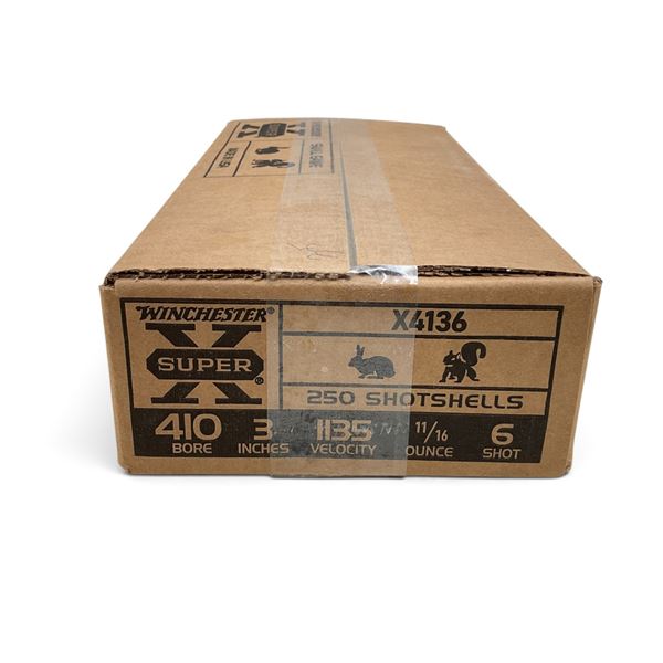 Winchester Super X 410 Gauge 3" #6 Shot Ammunition, 200 Rounds