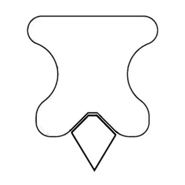 Stud Boy Shaper Bar Wearbar, 4.5" Outlaw Ski, New