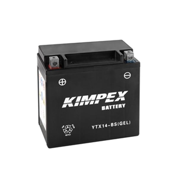 Kimpex Maintenance Free Gel Battery, YTX14, New