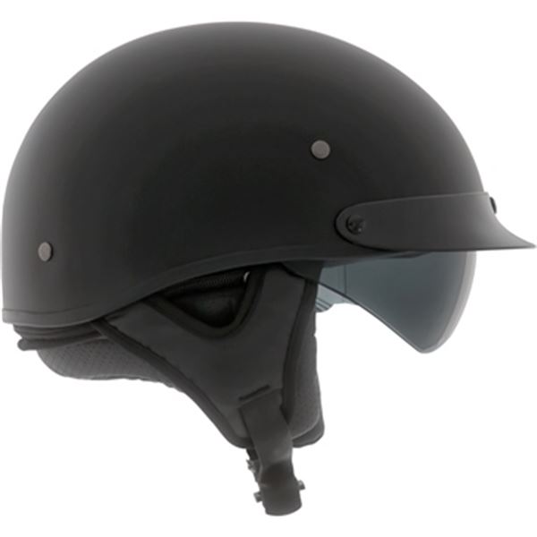 CKX Revolt RSV Half Helmet, Matte Black Size Large, New