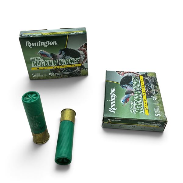 Remington Premier Magnum Turkey, 12Ga, 3-1/2", 2oz, #5 Ammunition, 10 Rounds
