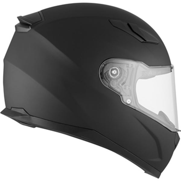 CKX RR619 Full Face Solid Helmet Black Matte Size Large, New