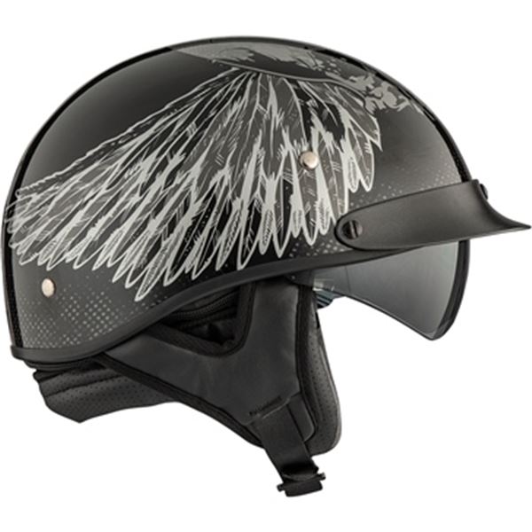 CKX Revolt RSV Half Helmet, Black Pariah Size M, New