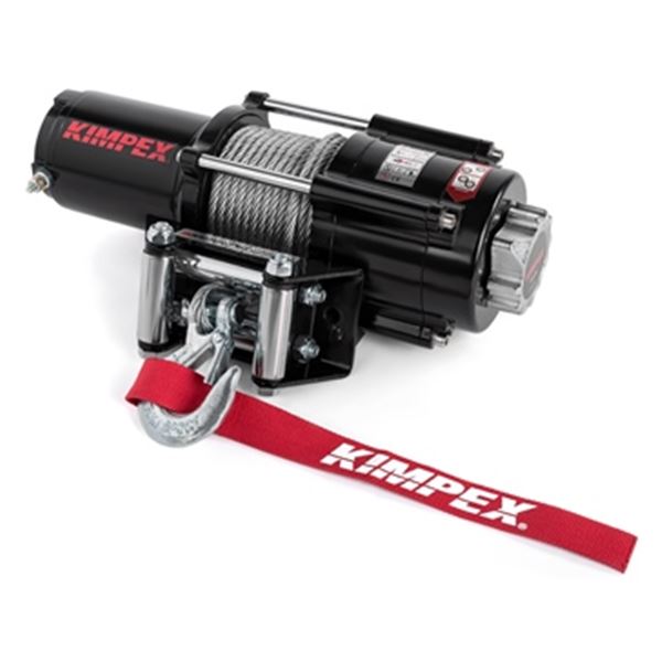 Kimpex 4500 Lb Winch IP 67 Kit with Steel Cable for UTV, New