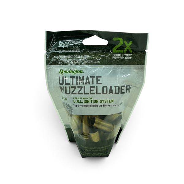 Remington Ultimate Muzzleloader, 9-1/2 M Magnum Rifle Primer, 200 Grain Casings, 24 QTY