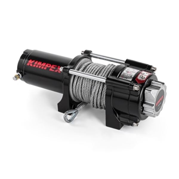 Kimpex 2500 lb Winch IP 67 with Steel Cable for ATV/ UTV, New