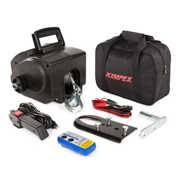 Kimpex 2500 Lb Portable Electric Winch for ATV/ UTV, New