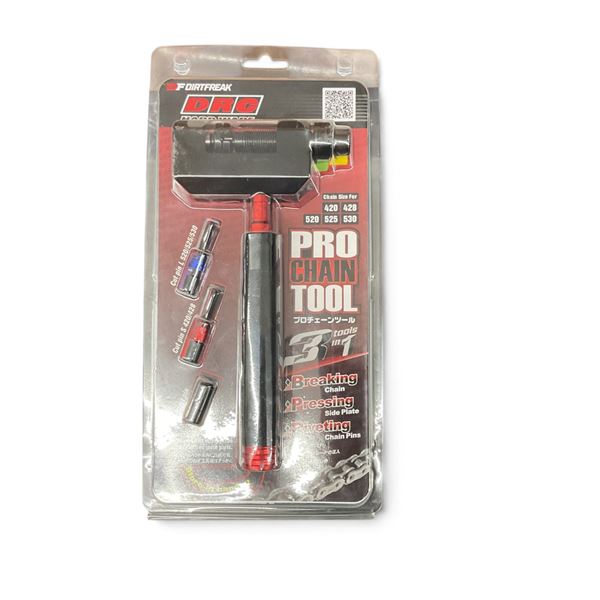 DRC Products Pro Chain Tool for Chain Size 420, 428, 520, 525, 530, New