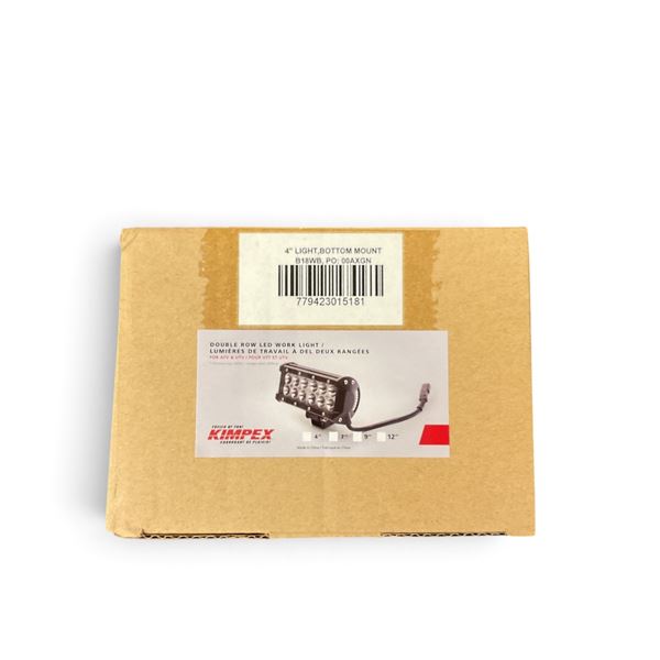 Kimpex Double Row LED Bottom Mount Work Light, 4" New