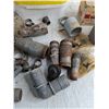 Image 3 : Pail of Assorted Pipe Fittings & Tractor Parts - Some Look New
