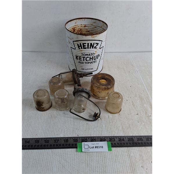 Vintage Fuel Filters, Heinz Tin